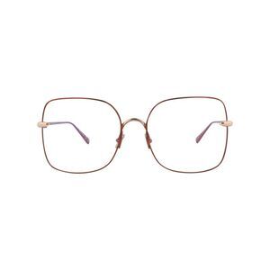 Pomellato Square-Frame Metal Optical Frames Brown Womens